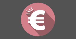 Icon Eurozeichen Rot