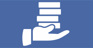 Icon Hand hält Bücher