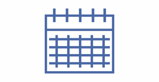 Icon Kalender Weiß