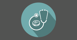 Icon Stethoskop Euro Grün